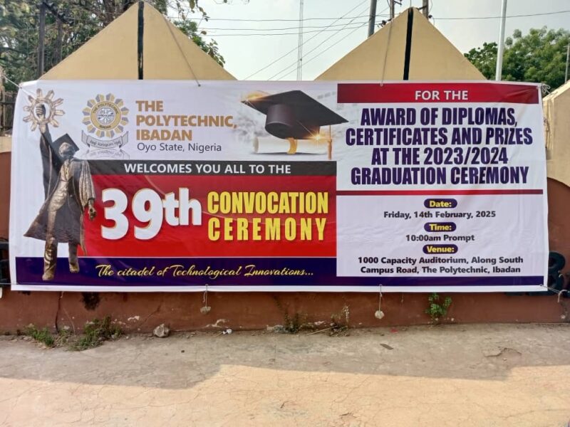 Ibadan Poly Holds 39th Convocation Ceremony Today | Oyo State News